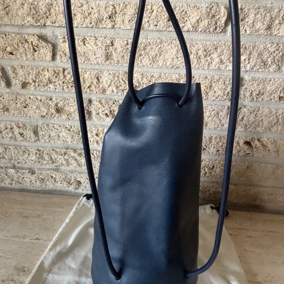 Building Block Navy Backpack Purse Bag Tassels Garment Bag - Picture 11 of 11